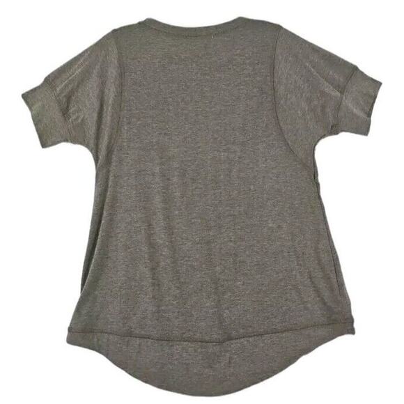 Haute Edition ~Woman Size S~ Green/Gray Short Sleeve T-Shirt Scoop Neck NWT. - Picture 8 of 9